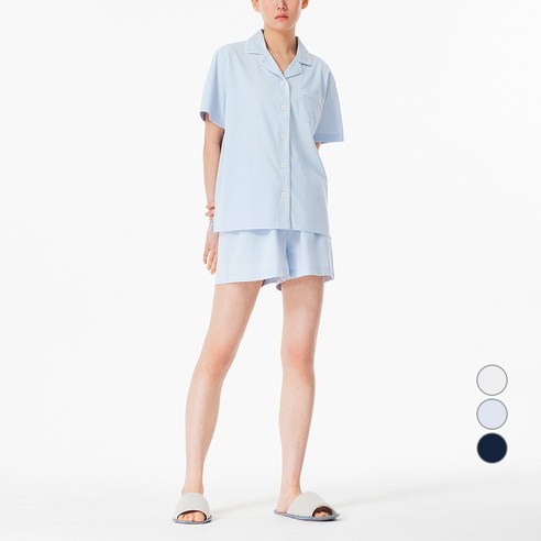 "열대야에 땀 때문에 잠 못 이루시나요? JAJU 파자마로 쾌적한 여름밤 되찾기!" 자주잠옷