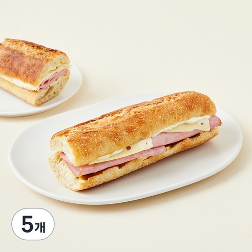 블랑제리코팡 바게트 샌드위치, 200g, 5개
