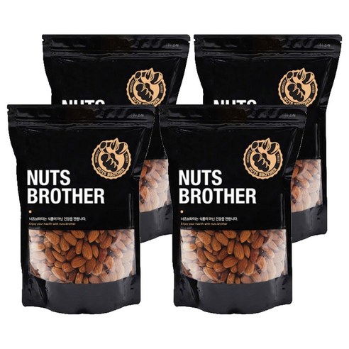 너츠브라더 구운 아몬드, 500g, 4개