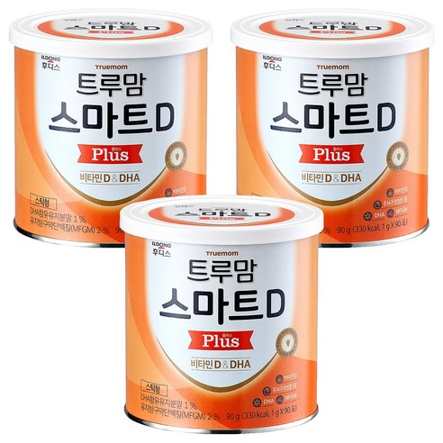 일동후디스 트루맘 스마트D 플러스 비타민D&DHA, 90g, 3개