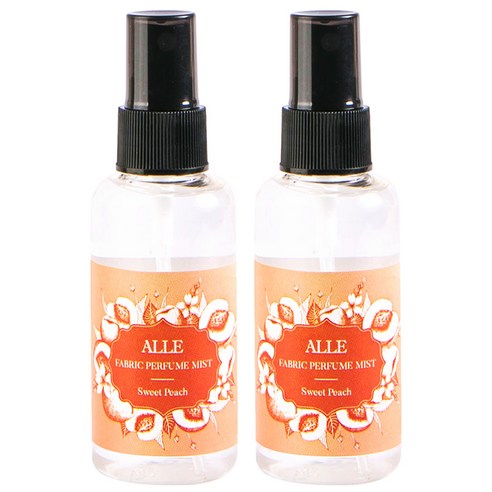 알레 섬유향수 60ml, 2개, 스위트피치