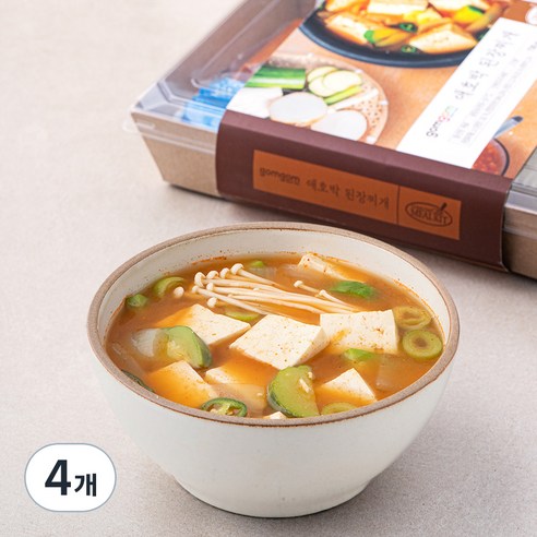 곰곰 애호박 된장찌개, 730g, 4개