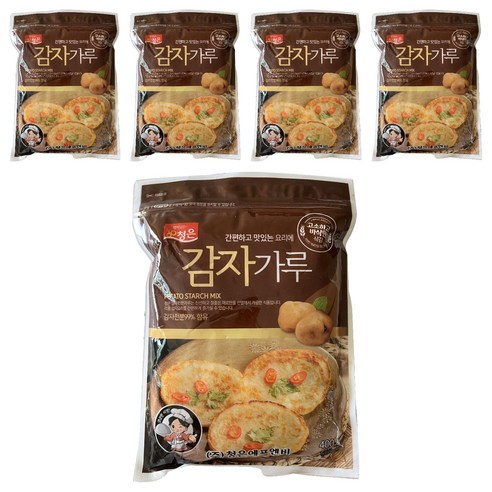 청은에프엔비 감자전분, 5개, 400g