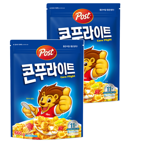 포스트 콘푸라이트 시리얼, 660g, 2개