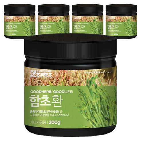 조은약초 프리미엄 함초환, 200g, 5개