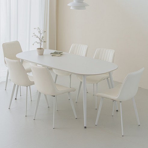 우리 집 주방을 갤러리로! 퍼리든 도프트 식탁 솔직 후기 타원세라믹식탁