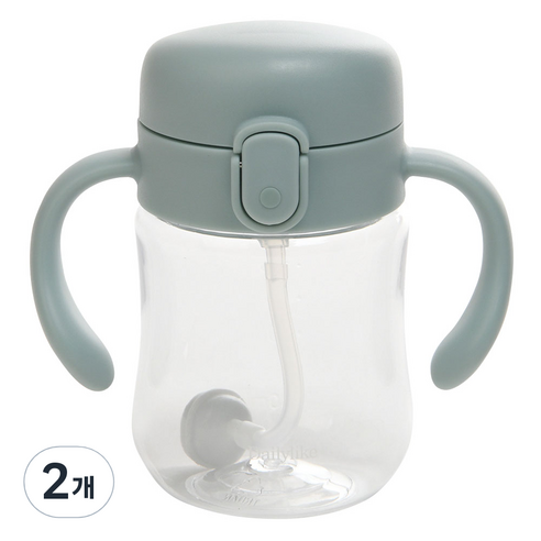 데일리라이크 봉봉 빨대컵 200ml 2.0, 2개, 03 세이지