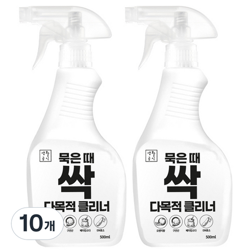 생활공식 묵은 때 싹 다목적 클리너, 500ml, 10개