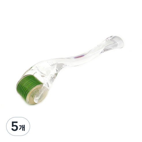 리프티 더마롤러 540핀 MTS 홈케어 미용기기 0.3mm, 녹색, 5개
