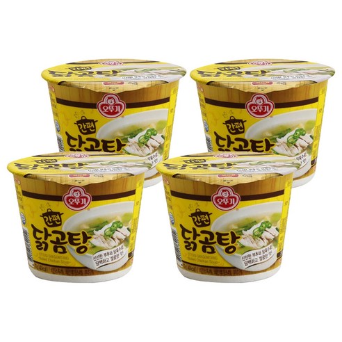 오뚜기 간편 닭곰탕 컵국, 10g, 4개