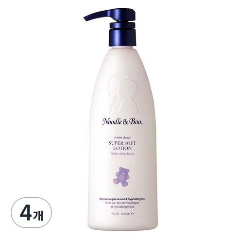 누들앤부 슈퍼 소프트 로션, 473ml, 4개