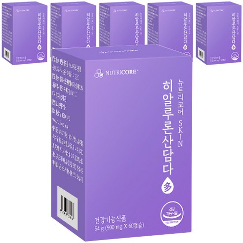 뉴트리코어 히알루론산 담다, 54g, 6개