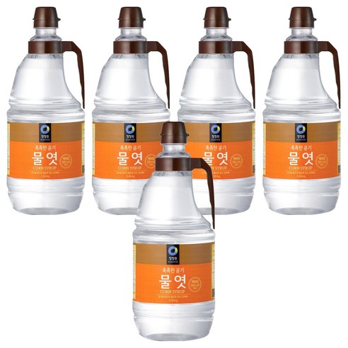 청정원 물엿, 2.45kg, 5개