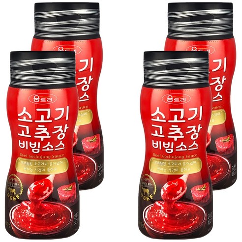 움트리 소고기 고추장 비빔소스, 300g, 4개