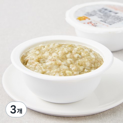 짱죽 중기 8개월 부터 이유식 죽, 혼합맛(한우 / 고구마 / 오이), 200g, 3개