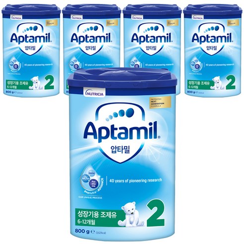 압타밀 프로누트라 어드밴스 HMO 분유 2단계, 800g, 5개