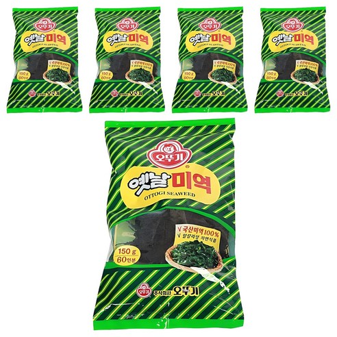 오뚜기 옛날 미역, 150g, 5개