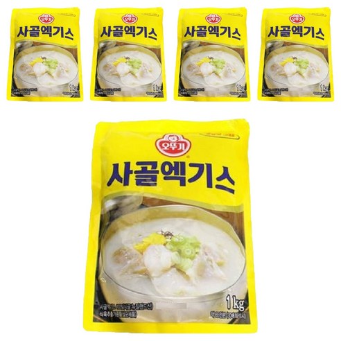 [오뚜기] 사골엑기스, 5개, 1kg