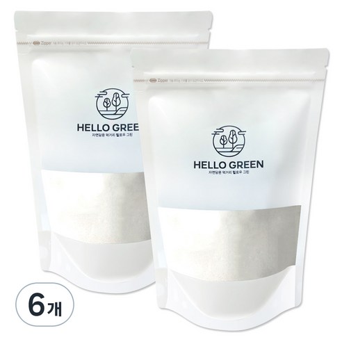 헬로우그린 볶은 율무가루, 500g, 1개입, 6개