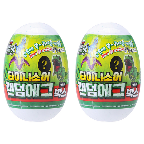 공룡메카드 타이니소어 랜덤발송 에그박스 Vol 2, 2개