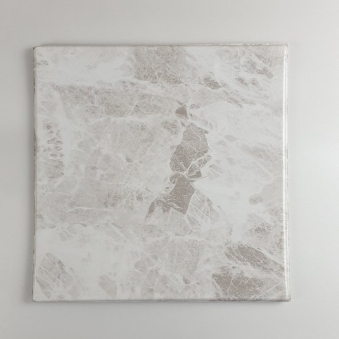 꾸미 접착식 마블 폼타일 28 x 28 cm, 리얼화이트, 40개