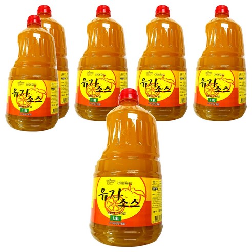 이엔푸드 유자 소스, 1.8L, 6개