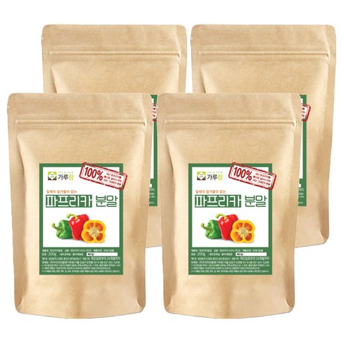 가루랑 파프리카 빨강 분말, 200g, 4개