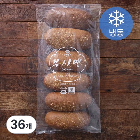 신라명과 부시맨 빵 (냉동), 100g, 6개입, 6개