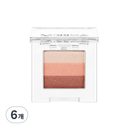 미샤 트리플 섀도우 2g, 6호 마르살라 레드, 6개