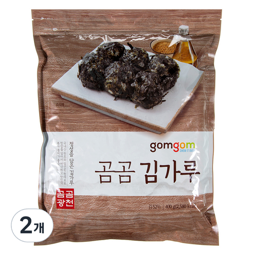 곰곰 김가루, 400g, 2개