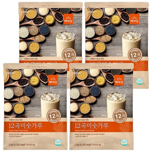 배대감 12곡 미숫가루, 1kg, 4개