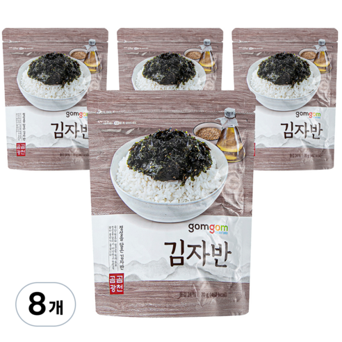 곰곰 김자반