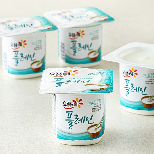 요플레 플레인 멀티, 85g, 4개입, 1개