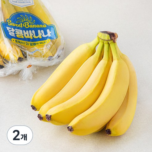 신세계푸드 에콰도르 달콤 바나나, 2개, 1.2kg 내외