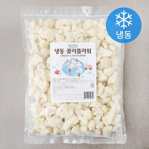 웰프레쉬 콜리플라워 (냉동), 2kg, 1개