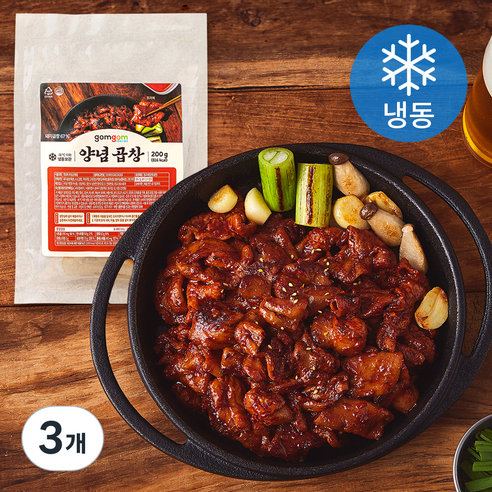 곰곰 양념곱창 (냉동), 200g, 3개