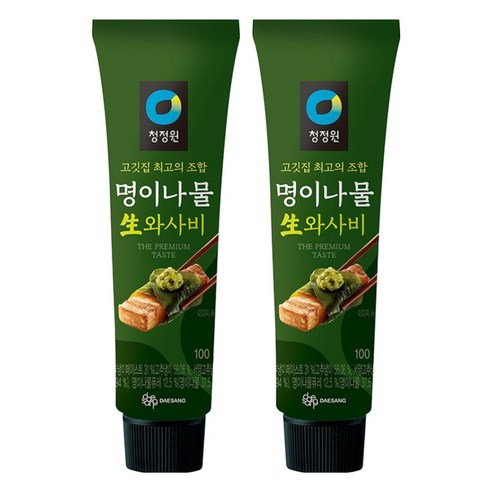 청정원 명이나물 생와사비, 100g, 2개