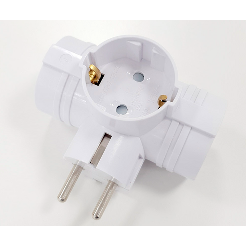 안전과 실용성을 겸비한 에코파워탭 T자 멀티탭 3구 EPM-403T