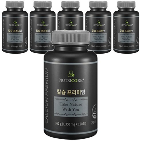 뉴트리코어 칼슘 프리미엄, 120정, 6개