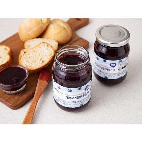 건강과 맛의 완벽한 조화: 곰곰 저칼로리 블루베리잼