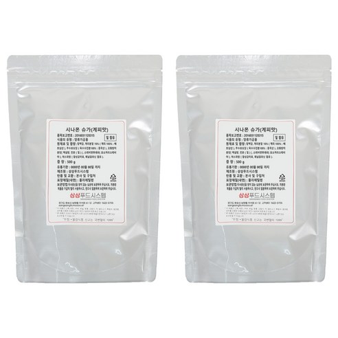 상상시즈닝 시나몬 슈가, 500g, 2개
