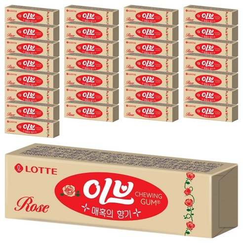 롯데 이브로즈 껌, 26g, 48개