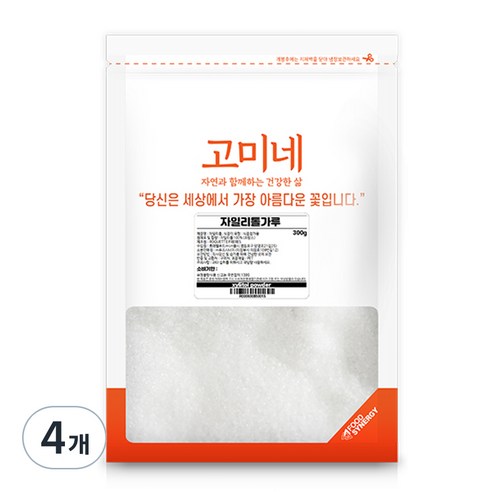 고미네 핀란드산 자일리톨가루, 300g, 4개