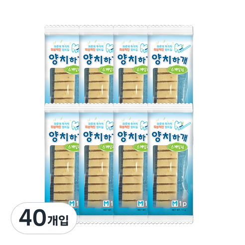 양치하개 애견 덴탈껌 1p, 스케일링, 40개입
