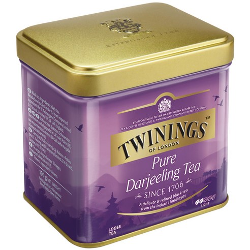 트와이닝 TWININGS 홍차/허브티 다즐링 틴, 100g, 1개입, 30개