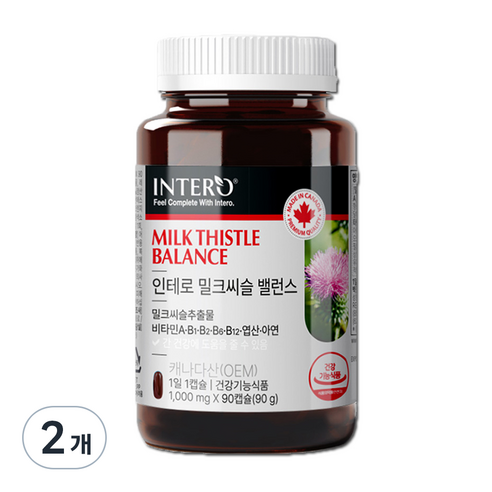 인테로 밀크씨슬 밸런스 90g, 2개