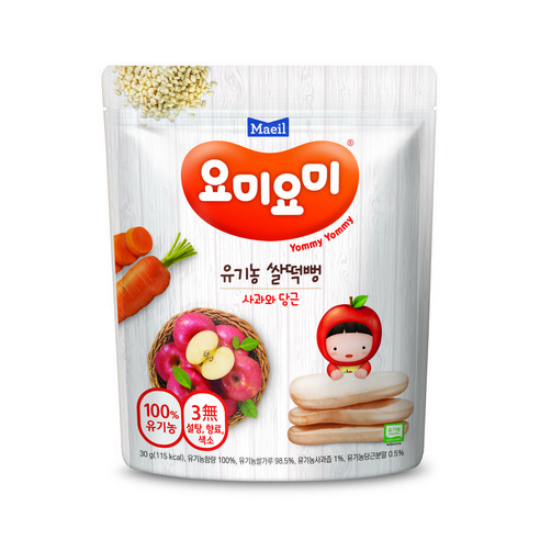 매일유업 요미요미 유기농 쌀떡뻥 30g, 0118, 1개