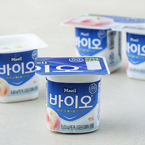 매일바이오 백도 요거트, 85g, 4개입, 1개