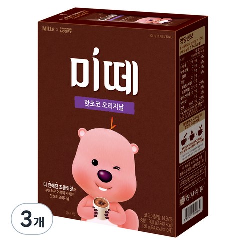 미떼 핫초코 오리지날, 30g, 10개입, 3개