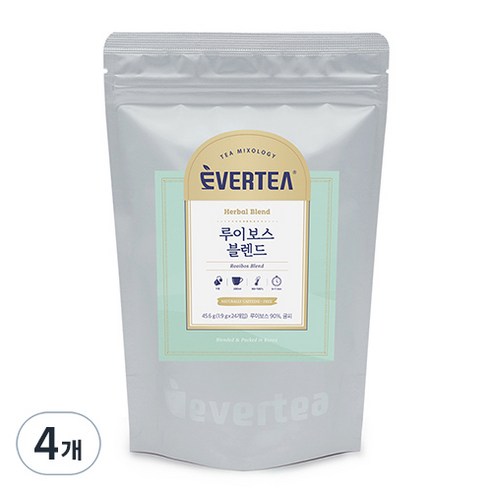 에버티 루이보스 블렌드 삼각티백, 1.9g, 24개입, 4개